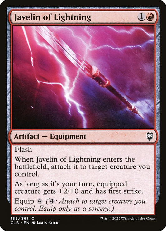 Javelin of Lightning Foil