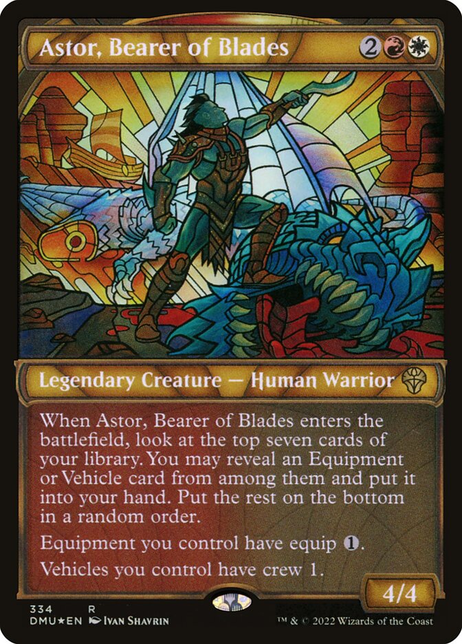 Astor, Bearer of Blades Textured Foil