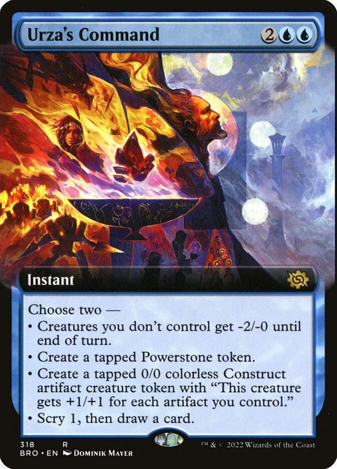 Urza's Command Extended Art