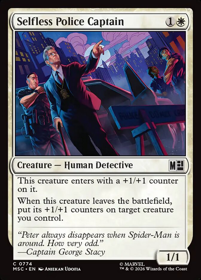 Selfless Police Captain Foil
