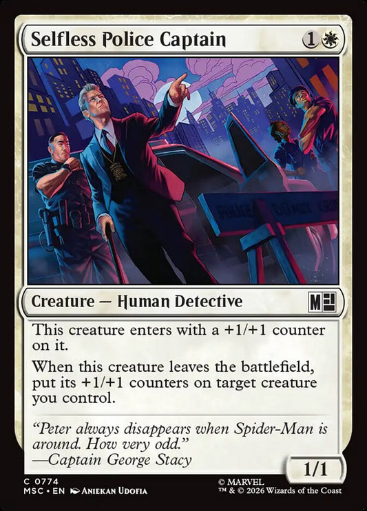 Selfless Police Captain Foil