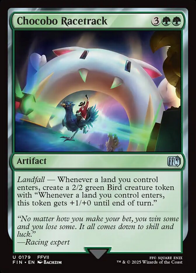 Chocobo Racetrack Foil