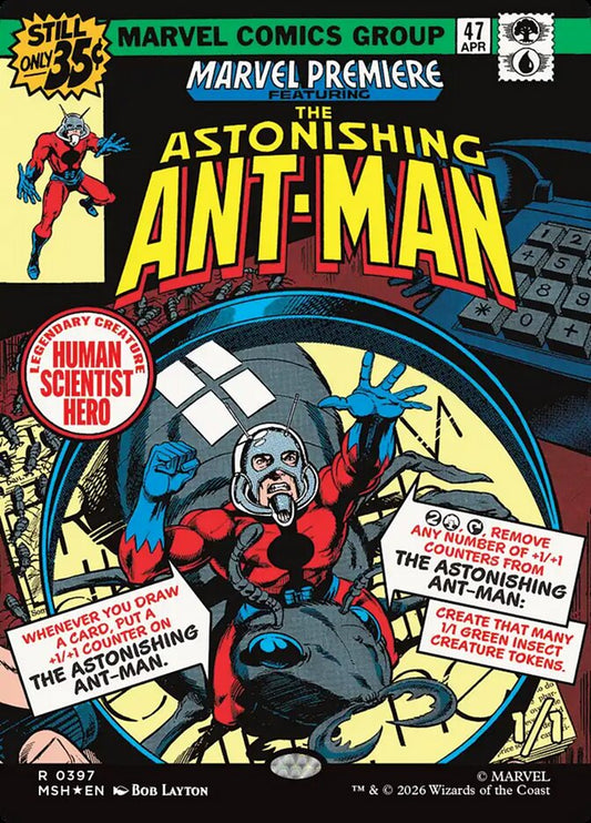The Astonishing Ant-Man Borderless Comic Foil