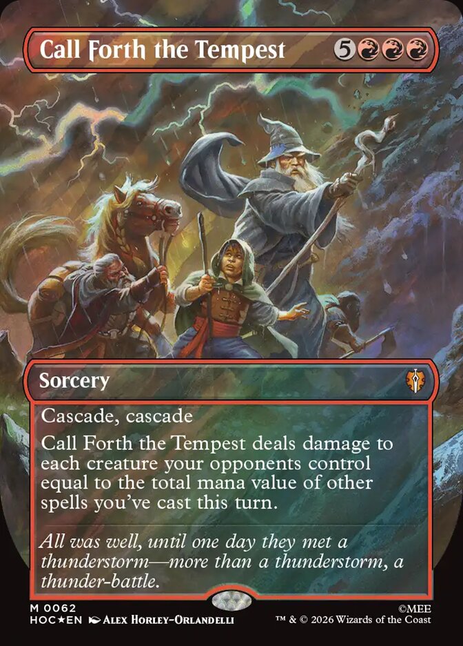 Call Forth the Tempest Classic Artist Surge Foil