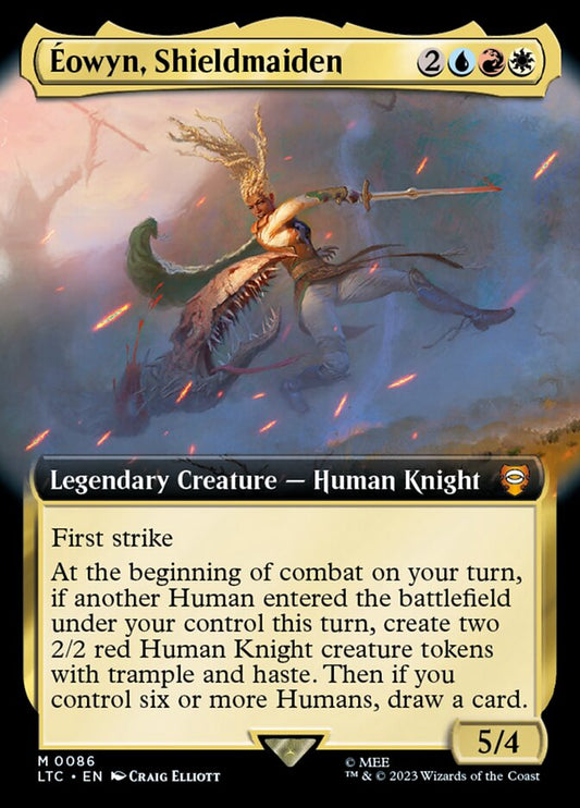 Éowyn, Shieldmaiden Extended Art Foil