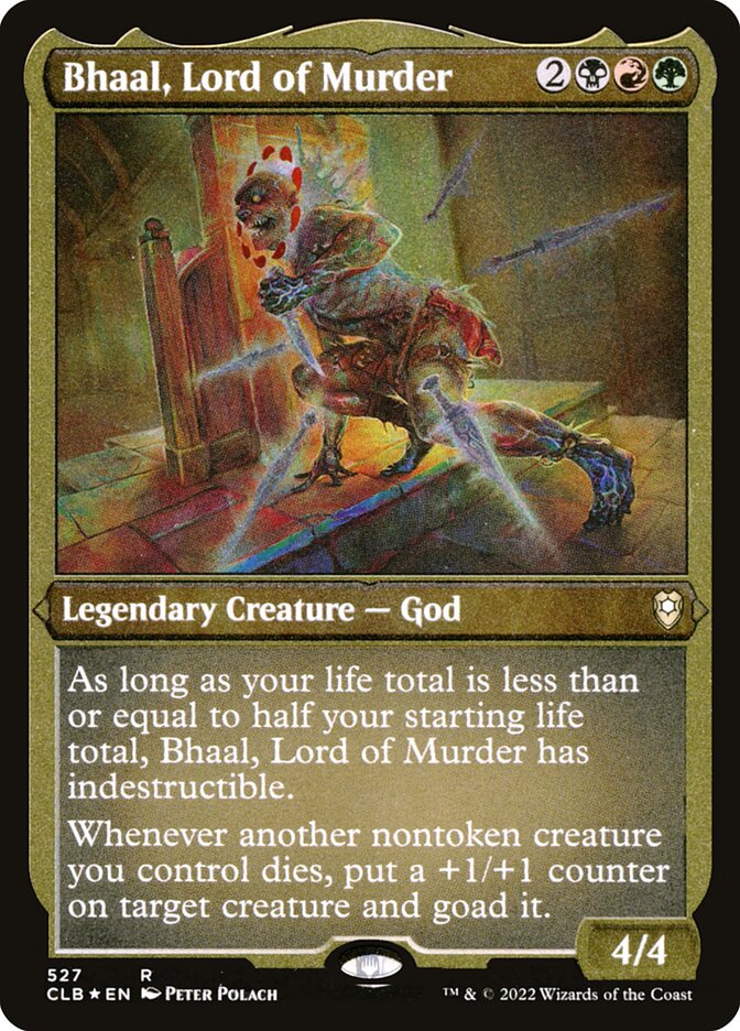 Bhaal, Lord of Murder Etched Foil