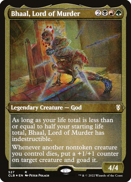 Bhaal, Lord of Murder Etched Foil