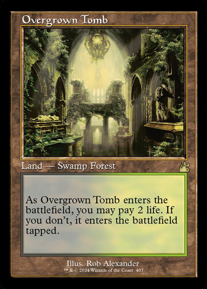 Overgrown Tomb Retro Frame