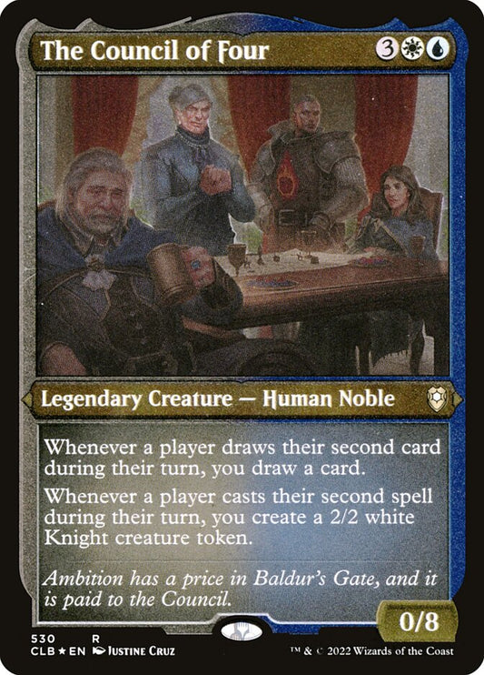 The Council of Four Etched Foil