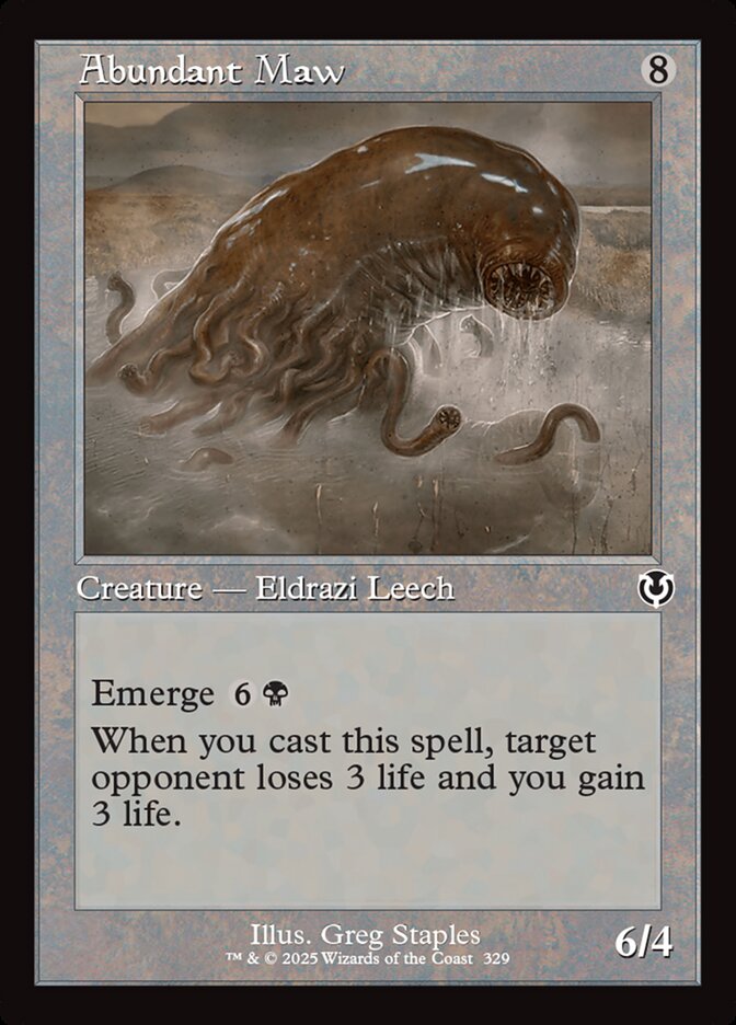 Abundant Maw Retroframe Foil