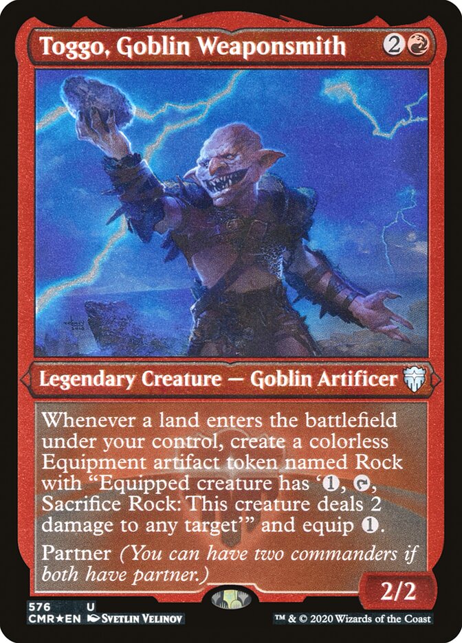 Toggo, Goblin Weaponsmith Etched Foil