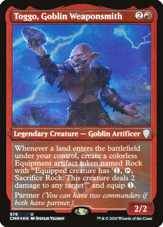 Toggo, Goblin Weaponsmith Etched Foil