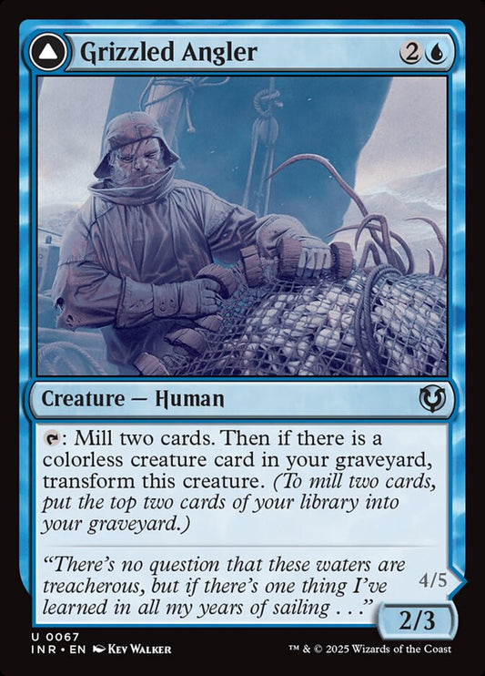 Grizzled Angler // Grisly Anglerfish Foil
