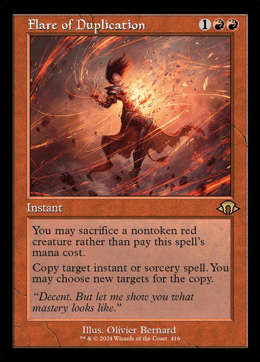 Flare of Duplication Retro Frame