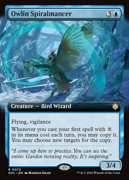 Owlin Spiralmancer Extended Art