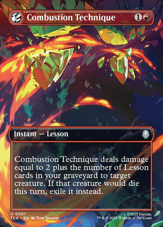 Combustion Technique Borderless Scene Foil