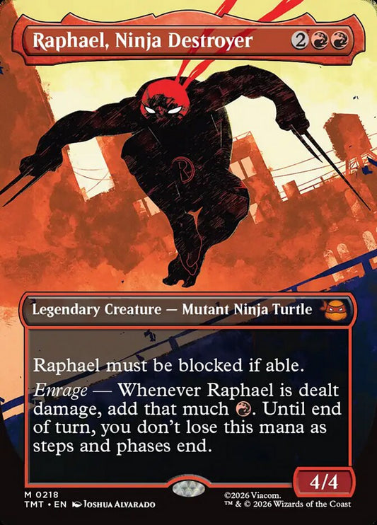 Raphael, Ninja Destroyer Borderless Silhouette