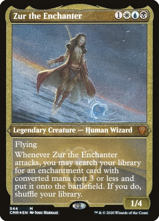 Zur the Enchanter Etched Foil