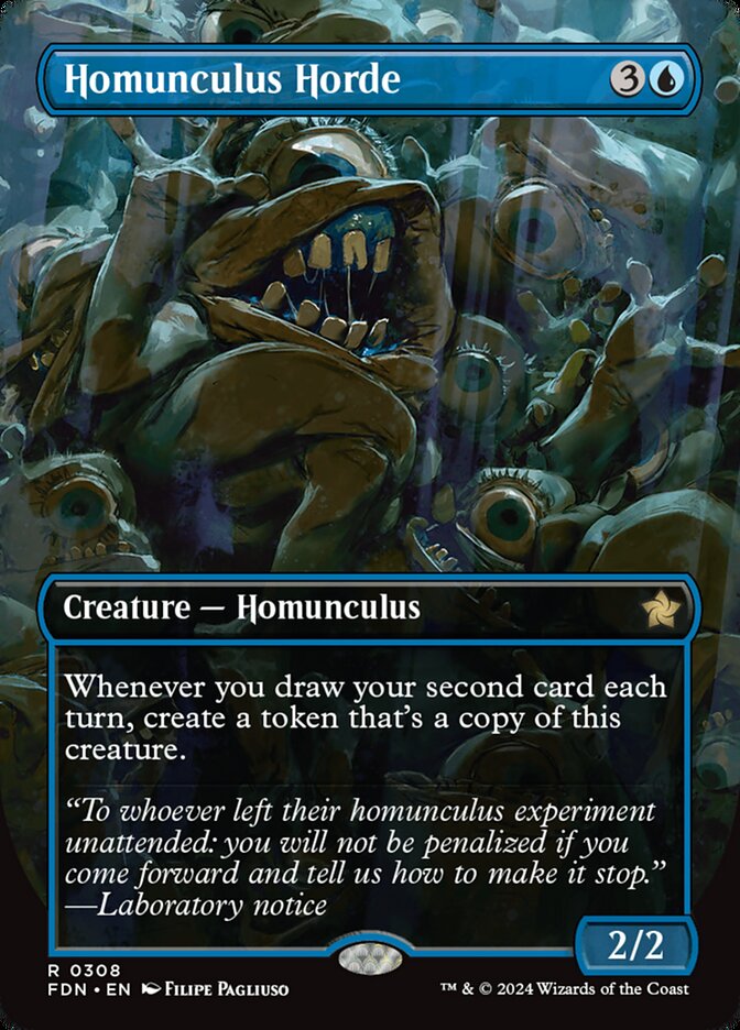 Homunculus Horde Borderless Foil