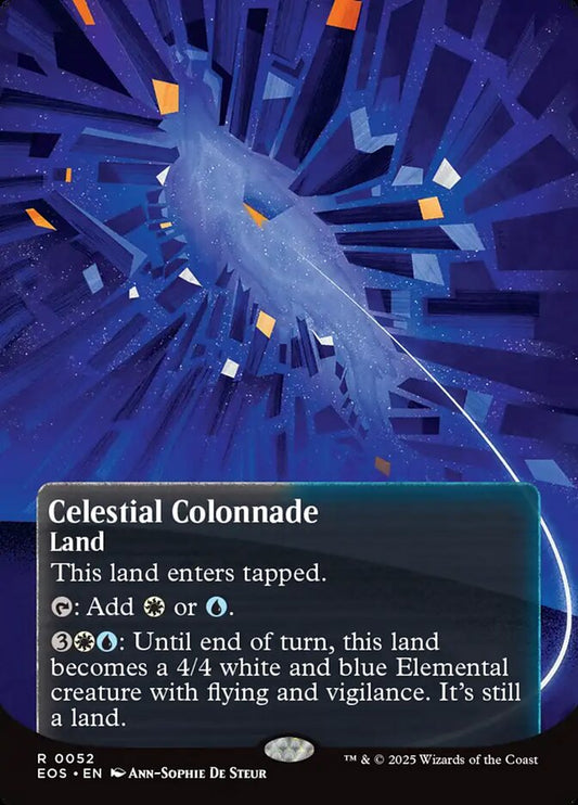 Celestial Colonnade Poster Stellar Sights