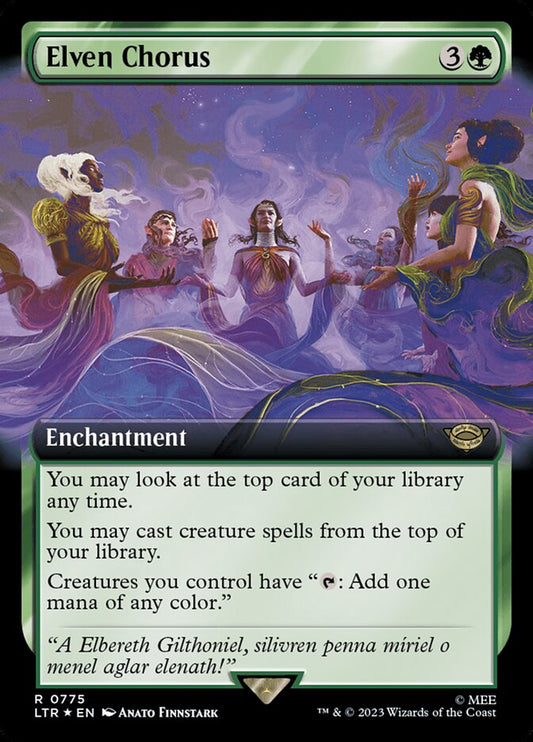 Elven Chorus Surge Foil