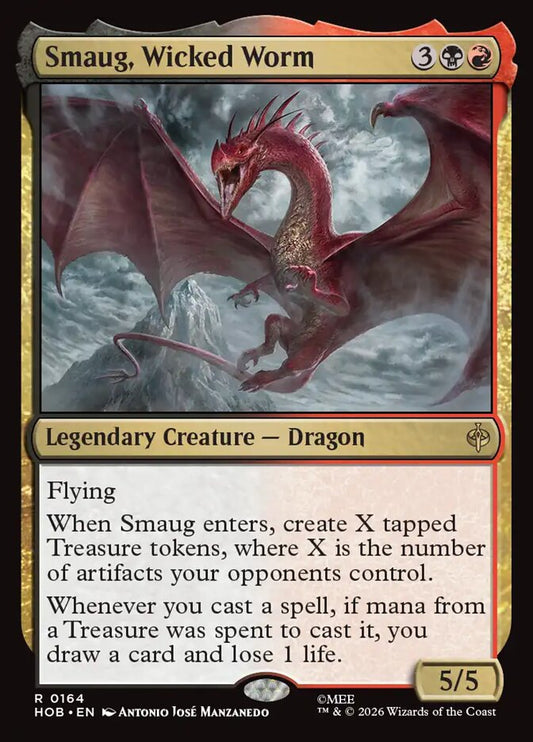 Smaug, Wicked Worm Foil