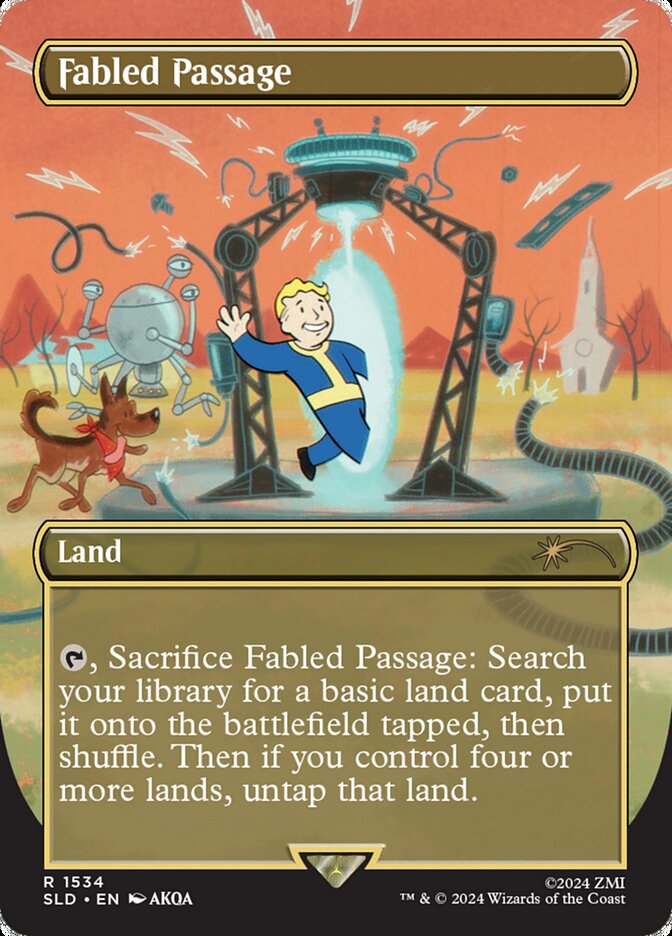 Fabled Passage Secret Lair Borderless (Fallout)