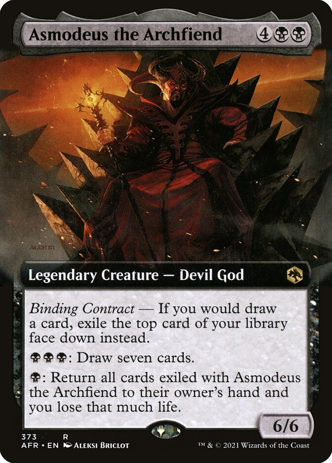 Asmodeus the Archfiend Extended Art