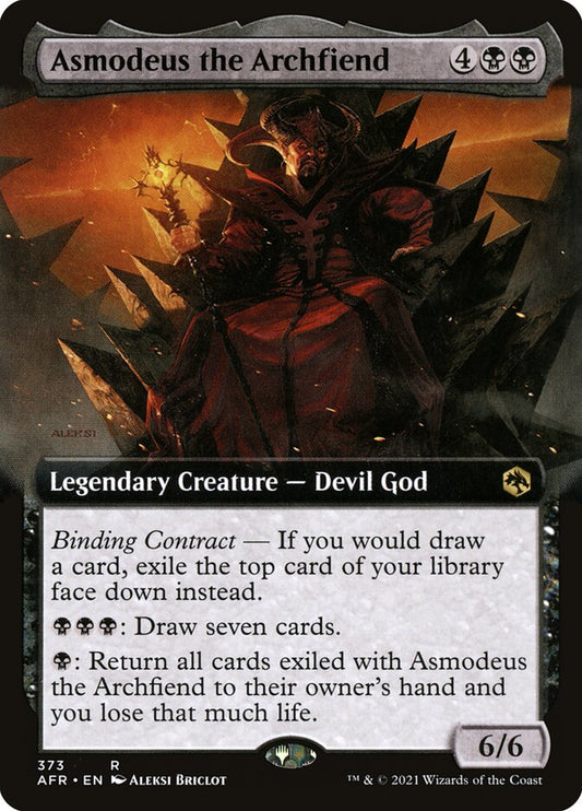Asmodeus the Archfiend Extended Art
