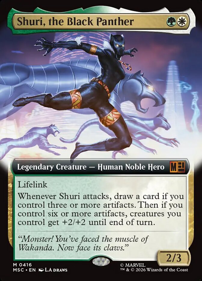 Shuri, the Black Panther Extended Art