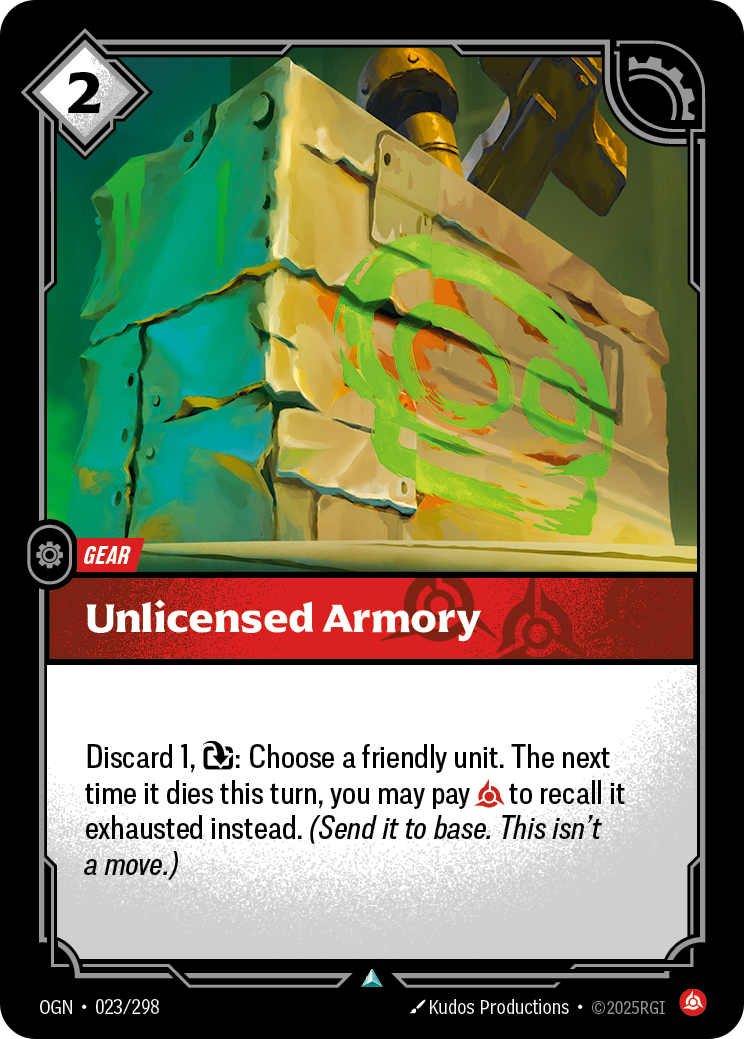 Unlicensed Armory Foil