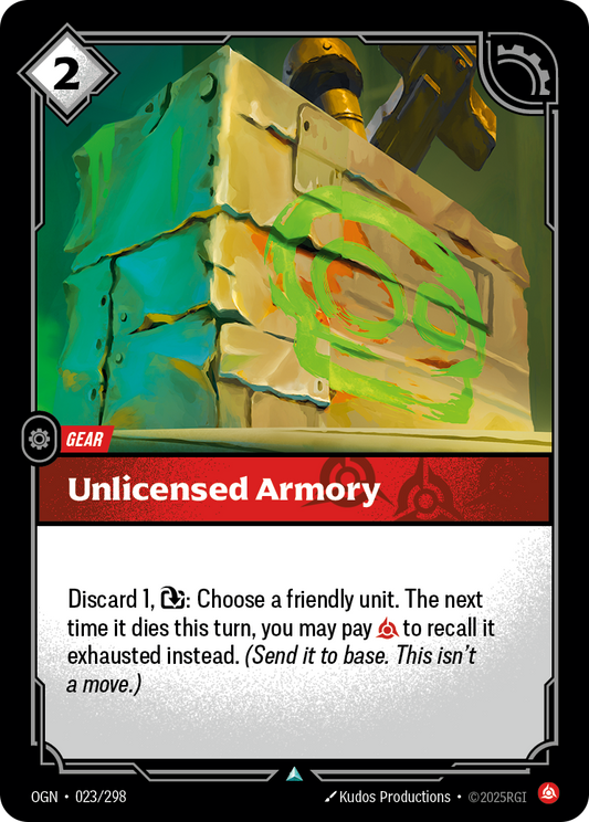 Unlicensed Armory Foil