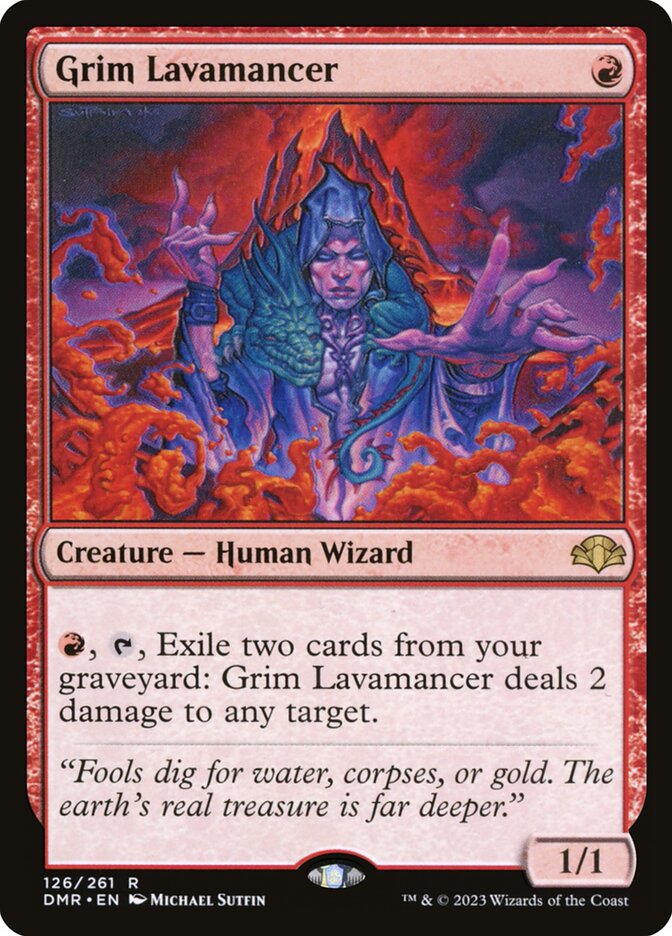 Grim Lavamancer Foil