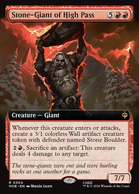 Stone-Giant of High Pass Extended Foil