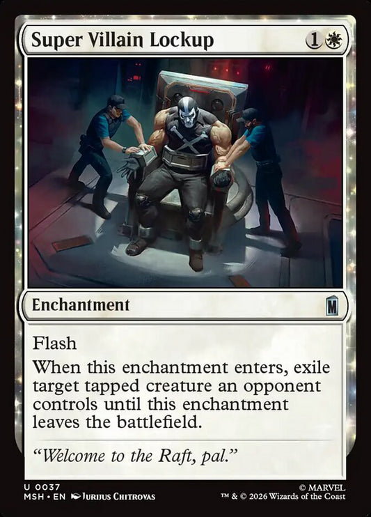 Super Villain Lockup Foil