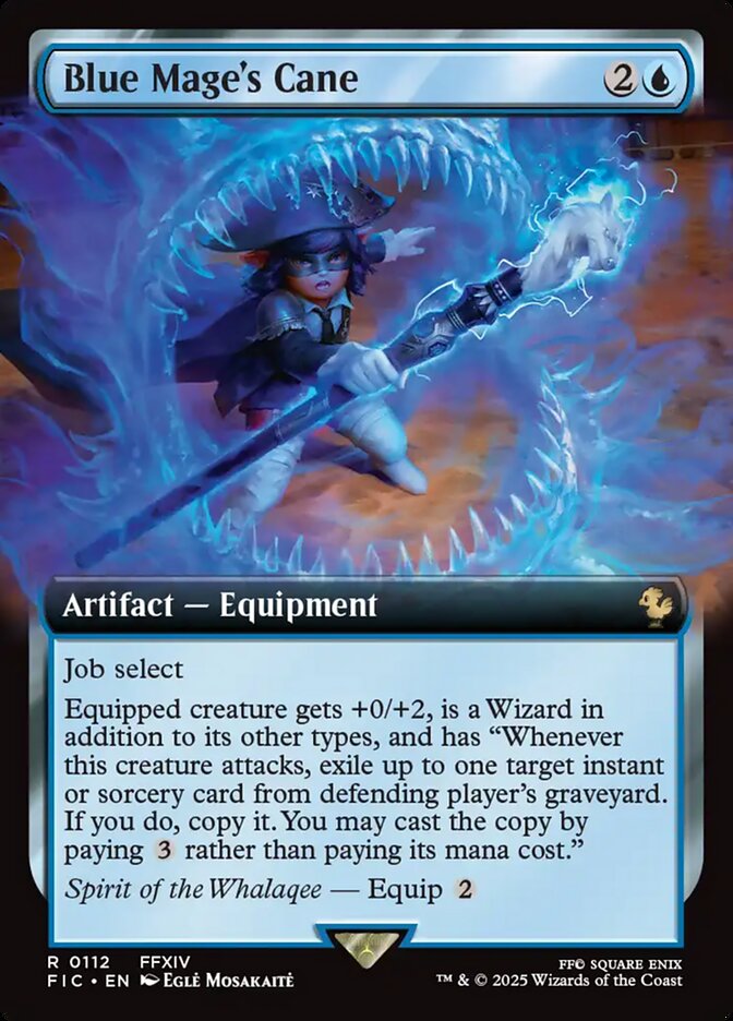 Blue Mage's Cane Extended Foil