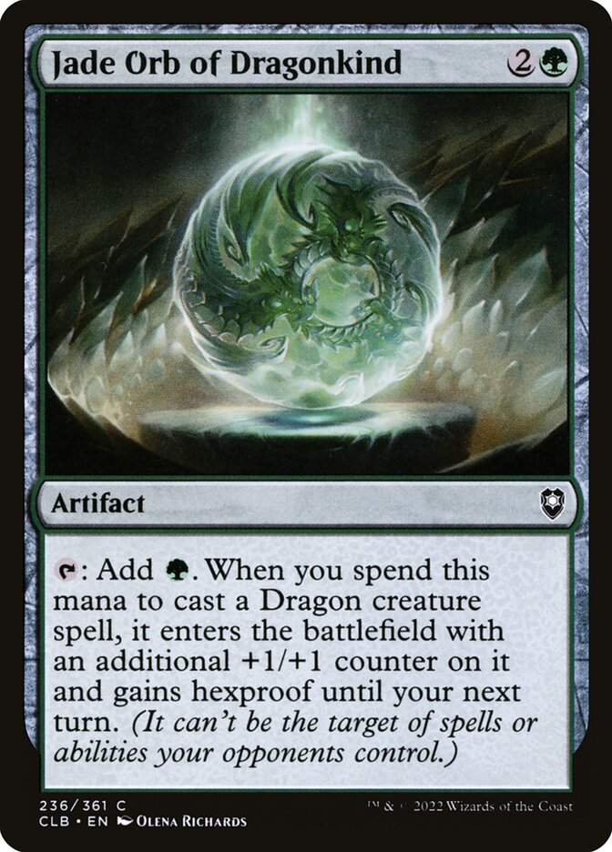 Jade Orb of Dragonkind Foil