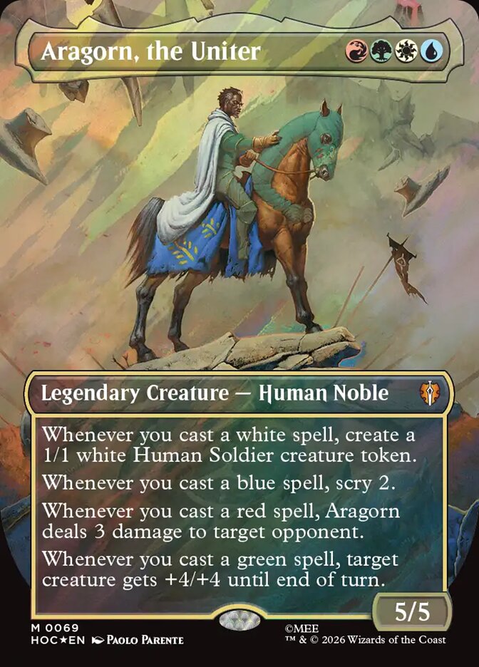 Aragorn, the Uniter Classic Artist Surge Foil