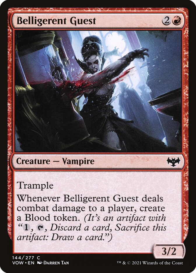 Belligerent Guest Foil