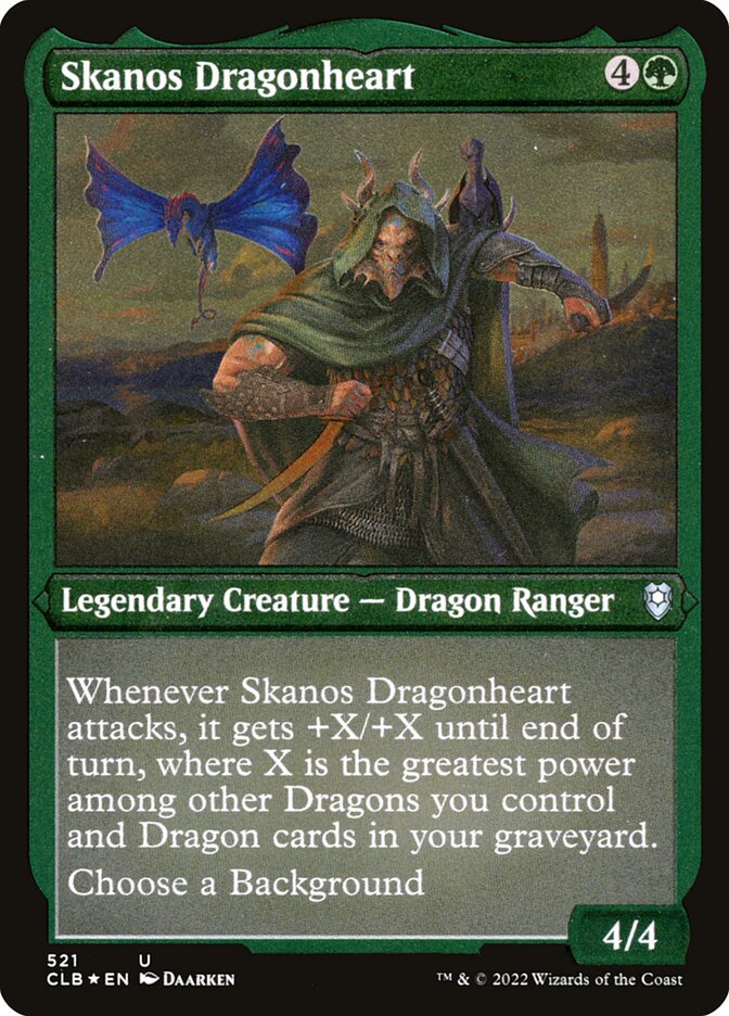 Skanos Dragonheart Etched Foil