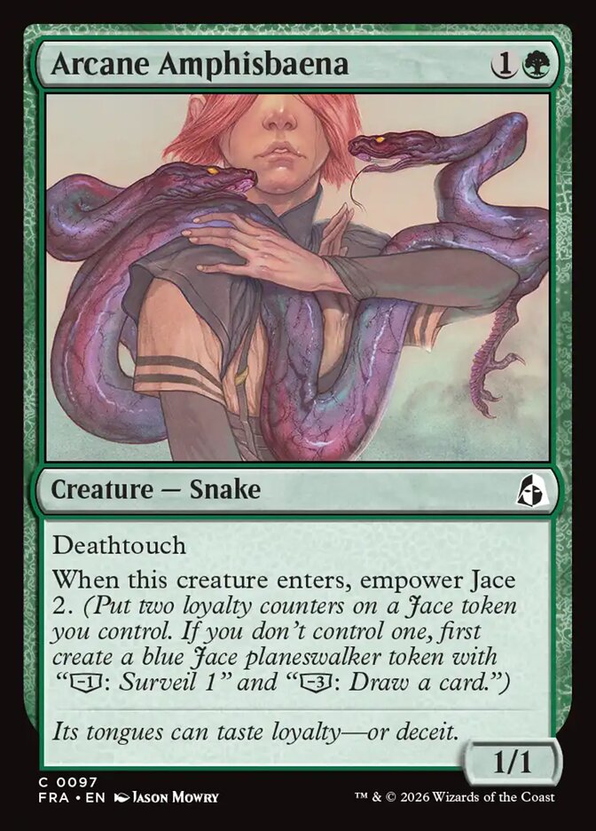 Arcane Amphisbaena Foil