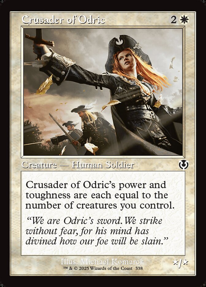 Crusader of Odric Retroframe Foil