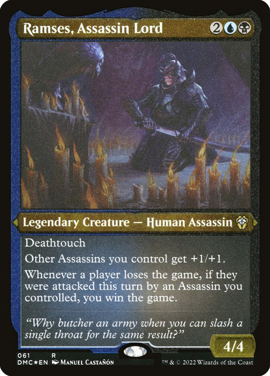 Ramses, Assassin Lord Etched Foil