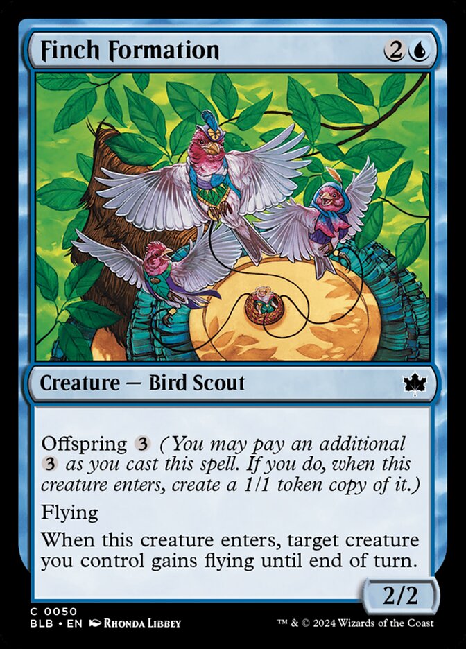 Finch Formation Foil