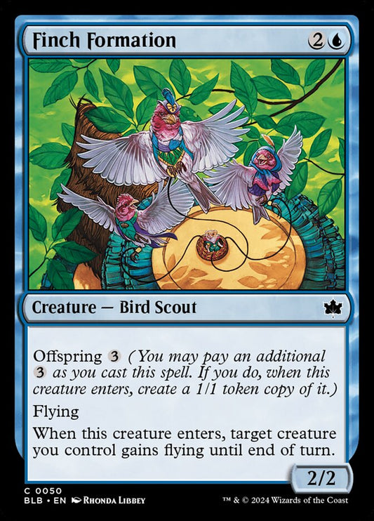 Finch Formation Foil