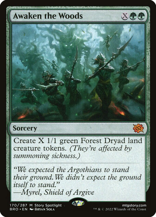 Awaken the Woods Foil
