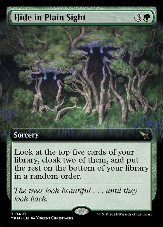 Hide in Plain Sight Extended Art Foil