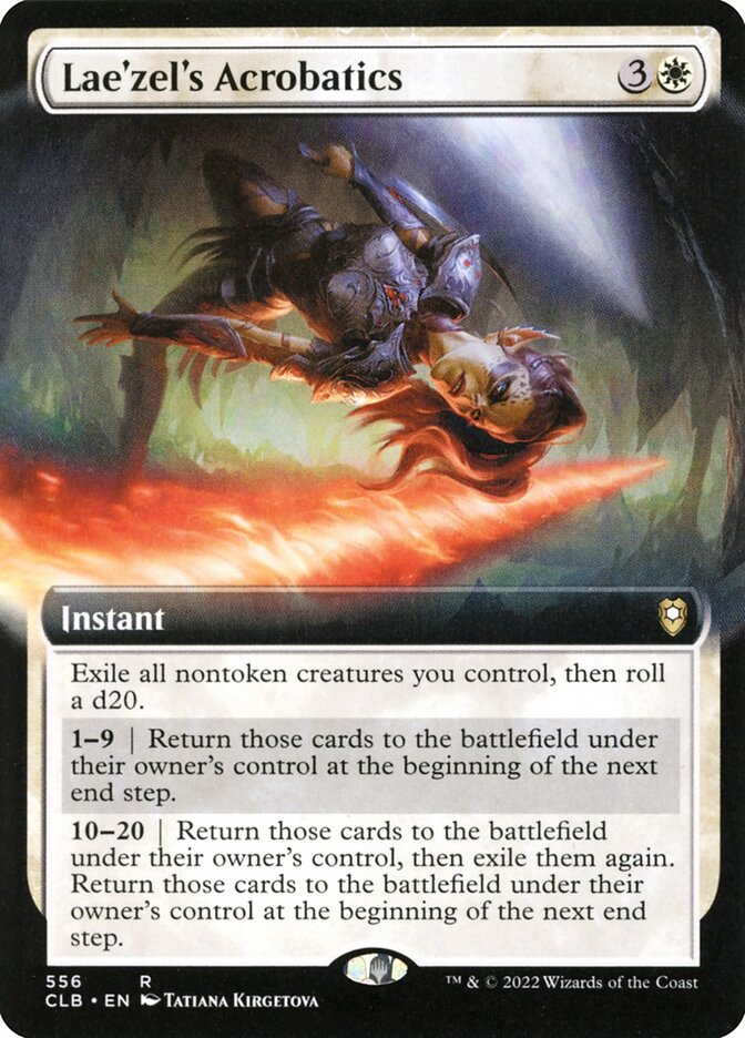 Lae'zel's Acrobatics Extended Art Foil