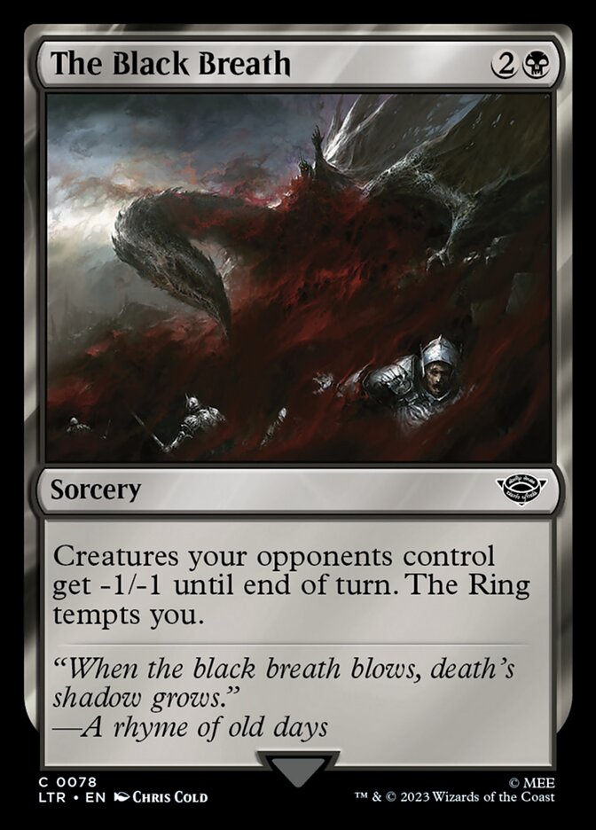 The Black Breath Foil
