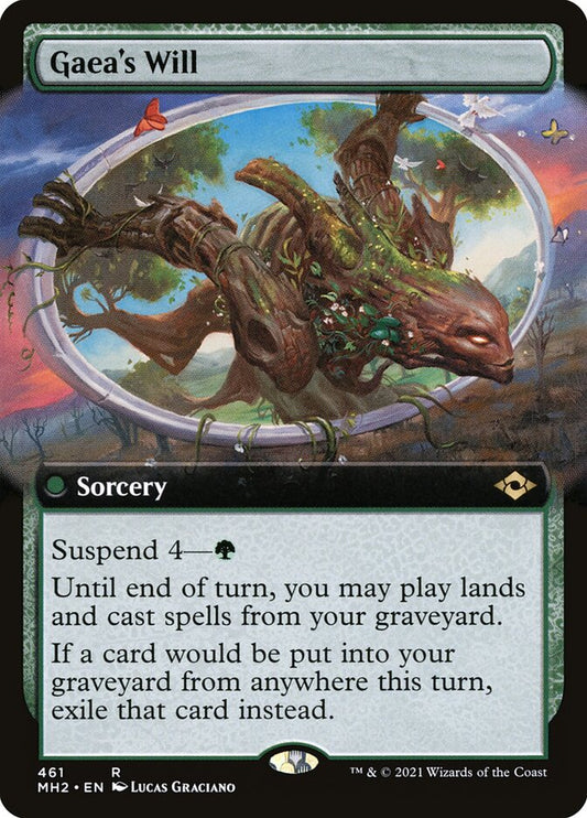 Gaea's Will Extended Art Foil